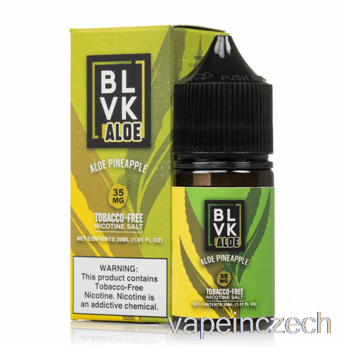 Aloe Ananasová Sůl - Blvk Sůl - 30ml 35mg Vape Bez Nikotinu